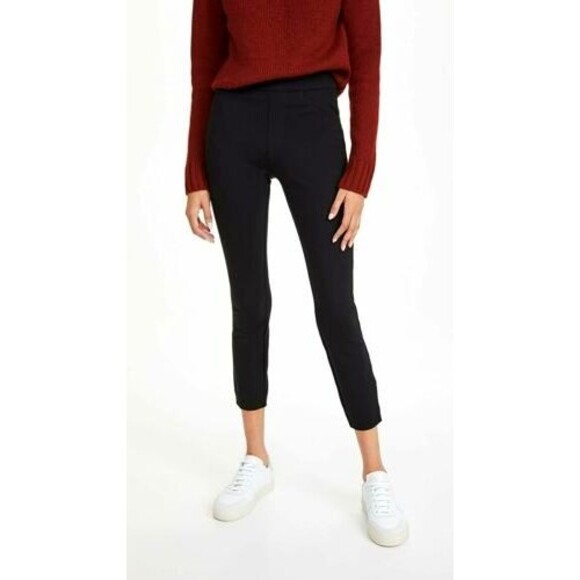 Spanx The Perfect Black Pant Back Seam Skinny Pants Medium petite compression - Picture 1 of 12